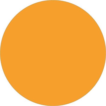 Bondad 2 in. Circle - Fluorescent Orange Removable Labels - Roll of 500 BO2821586